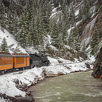 Buy canvas prints of Snow Train by Gareth Burge Photography
