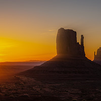 Buy canvas prints of Navajo Sunrise by Gareth Burge Photography