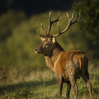 Buy canvas prints of  Eastnor Stag by Sue Dudley