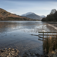 Buy canvas prints of Loweswater in Winter, Lake District, Cumbria by Martin Parratt