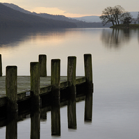 Buy canvas prints of Coniston at Dusk by Martin Parratt