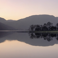 Buy canvas prints of  Buttermere Reflection, Lake District, Cumbria by Martin Parratt