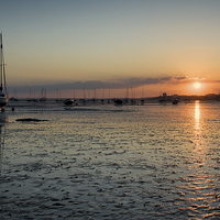 Buy canvas prints of   Sunset at Southend by Martin Parratt