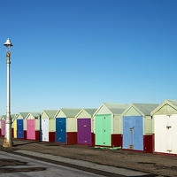 Buy canvas prints of Hove Beach Huts by Martin Parratt