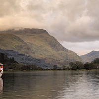 Buy canvas prints of  Llyn Padarn, Llanberis, Snowdonia, Wales by Martin Parratt