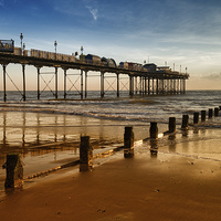 Buy canvas prints of Teignmouth Pier  by Martin Parratt