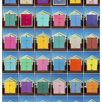 Buy canvas prints of Beach Huts at Hove by Martin Parratt
