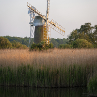 Buy canvas prints of Turf Fen Windmill by Martin Parratt