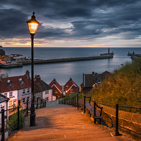 Buy canvas prints of  Whitby - 199 Steps by Martin Parratt