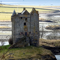Buy canvas prints of Castle Stalker , Appin Scotland by Bill Lighterness