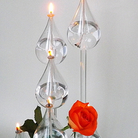 Buy canvas prints of Oil Lamp and Orange Rose by Bill Lighterness