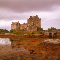Buy canvas prints of Eilean Donan Castle by Bill Lighterness