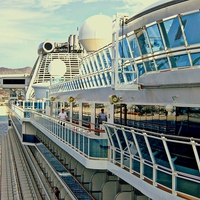 Buy canvas prints of Cruise Ship Reflections by Bill Lighterness