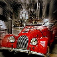 Buy canvas prints of Red Sports Car by Bill Lighterness