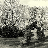 Buy canvas prints of Dunstaffnage Castle and Ruins by Bill Lighterness