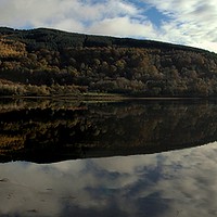 Buy canvas prints of Loch Fyne panorama by Bill Lighterness