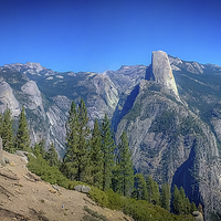 Buy canvas prints of Yosemite Panorama by Rona Arkley