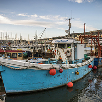 Buy canvas prints of Fishing Boat by Purple OneTwoEight