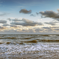 Buy canvas prints of Peaceful Waves by Purple OneTwoEight