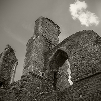 Buy canvas prints of Ruins of the Abbey by Purple OneTwoEight