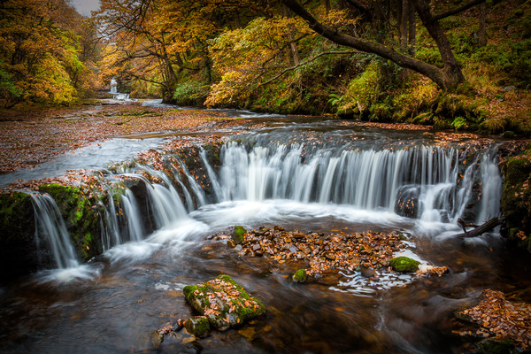 Pontneddfechan Waterfalls Picture Board by Purple OneTwoEight