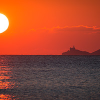 Buy canvas prints of Mumbles Sunset by Purple OneTwoEight