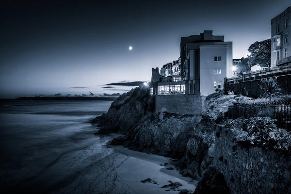 Tenby Moon Picture Board by Purple OneTwoEight