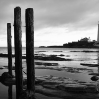 Buy canvas prints of St Marys Lighthouse Whitley Bay by Glenn Potts