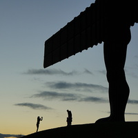 Buy canvas prints of Angel of the North by Glenn Potts