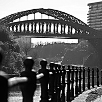 Buy canvas prints of Sunderland bridges by Glenn Potts
