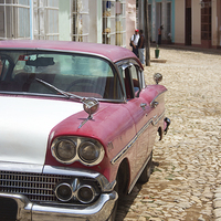 Buy canvas prints of Cuban Car 1 by Richard Cooper-Knight