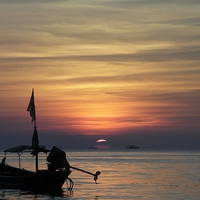 Buy canvas prints of Koh Tao Sunset by Laura Kenny