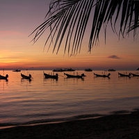 Buy canvas prints of Thailand Sunset by Laura Kenny
