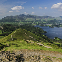 Buy canvas prints of Catbells View Keswick by Laura Kenny