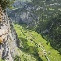 Buy canvas prints of Lauterbrunnen Valley by Laura Kenny