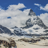 Buy canvas prints of Matterhorn North Face by Laura Kenny