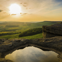 Buy canvas prints of  Stanage  by Laura Kenny