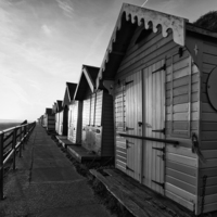 Buy canvas prints of Cromer Beach Huts by Gail Sparks