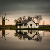 Buy canvas prints of Thurne River Reflection by Gail Sparks