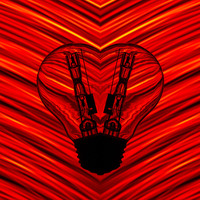 Buy canvas prints of  Light Bulb Love by Gail Sparks