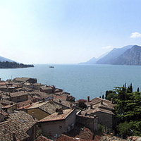 Buy canvas prints of Lake Garda from Malcesine by Alasdair Rose