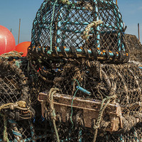 Buy canvas prints of Lobster & Crab Pots by Peter McCormack