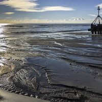 Buy canvas prints of  On Hove Beach by the Outfall by Peter McCormack