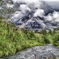 Buy canvas prints of Arenal Volcano - Costa Rica by Anne Rodkin