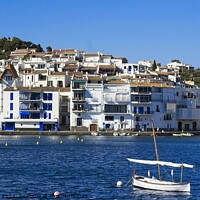Buy canvas prints of Cadaques foreshore, Spain  by Steven Ralser