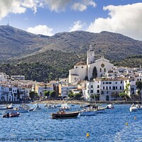 Buy canvas prints of Cadaques foreshore 2, Spain by Steven Ralser