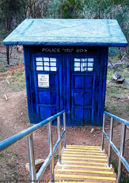 Stairs to the Tardis Picture Board by Steven Ralser