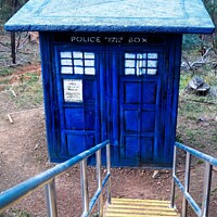 Buy canvas prints of Stairs to the Tardis by Steven Ralser