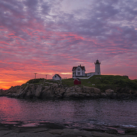 Buy canvas prints of The Nubble Lighthouse, Maine, USA by Steven Ralser