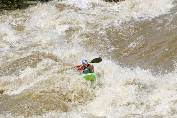 Rio Grande kayaking Picture Board by Steven Ralser